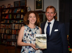 The author with the Hon Rob Stokes MP, NSW Minister for the Environment and Minister for Heritage, who launched the book